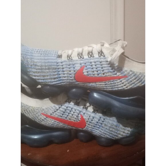 Nike Air VaporMax Flyknit 3 “Photo Blue Gold Club” Shoes Mens 8.5 (AJ6900-106) main image 6